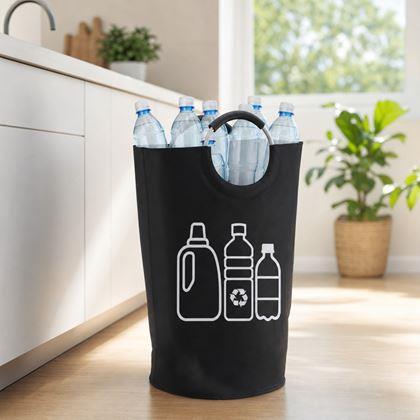 Imaginea din Coș pliabil pentru deșeuri selectate cu mânere din aluminiu
