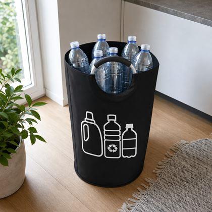 Imaginea din Coș pliabil pentru deșeuri selectate cu mânere din aluminiu
