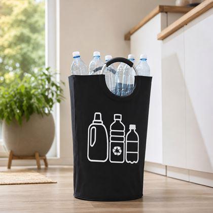 Imaginea din Coș pliabil pentru deșeuri selectate cu mânere din aluminiu