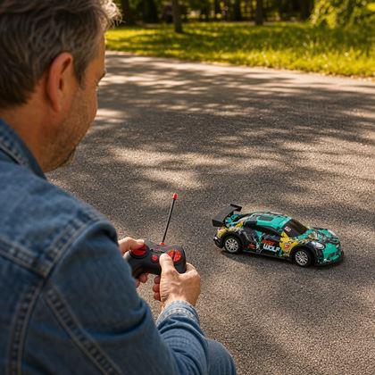 Imaginea din Mașinuță RC de drift cu telecomandă și lumini