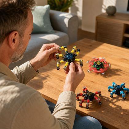 Imaginea din Fidget spinner robot/păianjen 2 în 1