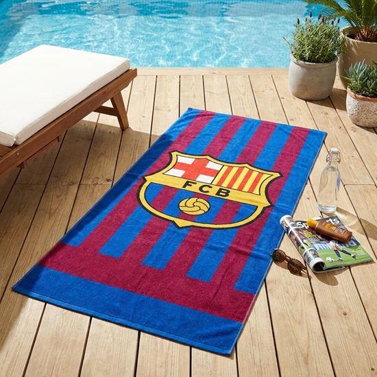 Imaginea din Prosop de plajă fotbal - FC Barcelona
