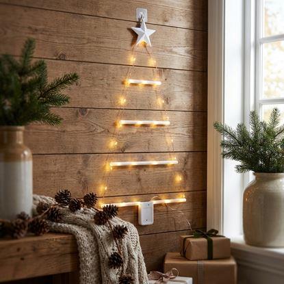 Imaginea Decorațiune de Crăciun cu LED – brăduț luminos