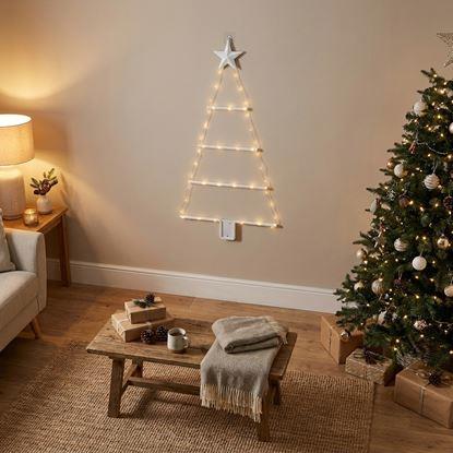 Imaginea Decorațiune de Crăciun cu LED – brăduț luminos
