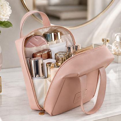 Imaginea din Organizator de călătorie pentru cosmetice cu compartimente