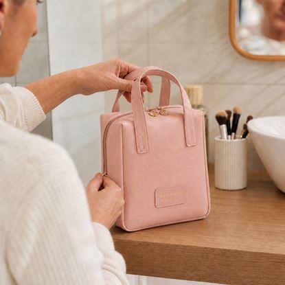 Imaginea Organizator de călătorie pentru cosmetice cu compartimente