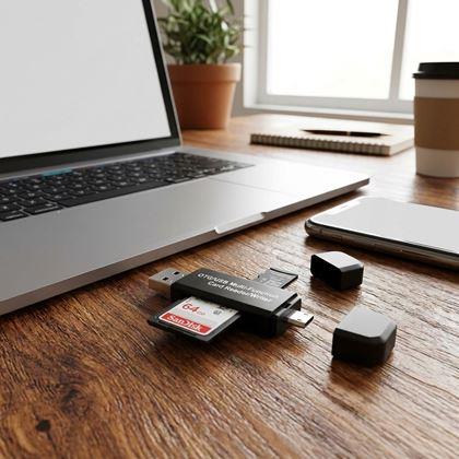 Imaginea din Cititor de carduri USB