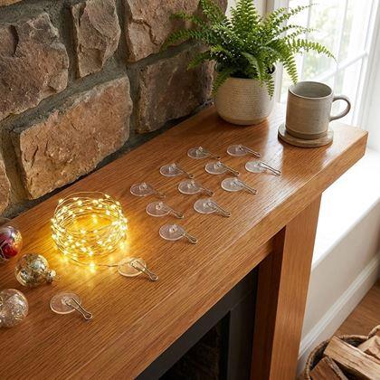 Imaginea din Cârlige autoadezive pentru decorațiuni, set 10 bucăți