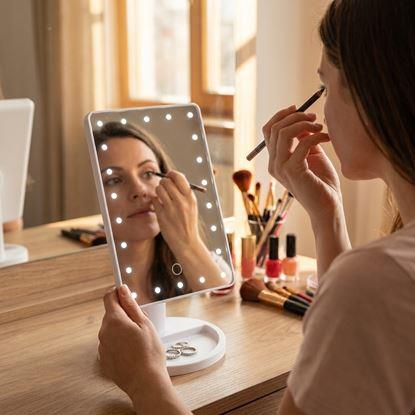 Imaginea Oglindă cosmetică de mărire 22 LED-uri