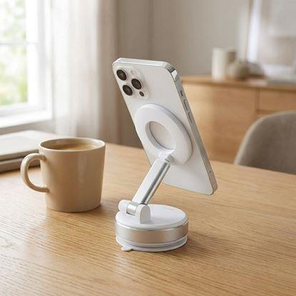 Imaginea Suport magnetic pentru telefon cu ventuză