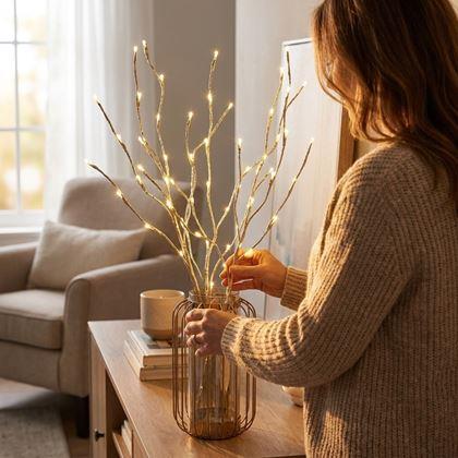Imaginea din Ramuri decorative luminoase, set 5 bucăți