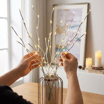 Imaginea Ramuri decorative luminoase, set 5 bucăți