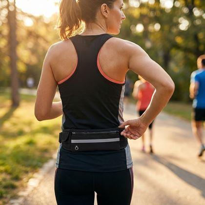 Imaginea din Borsetă pentru alergare - neagră