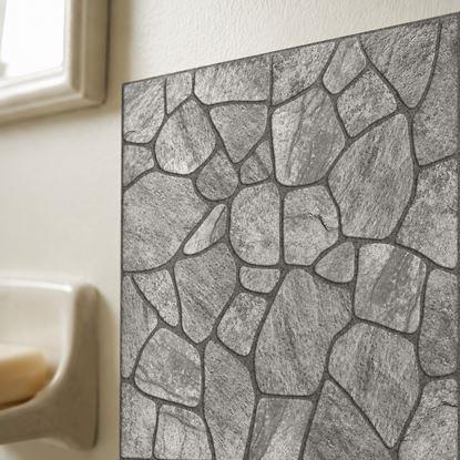 Imaginea Placă autoadezivă cu model de piatră 30x30 cm, set 10 bucăți