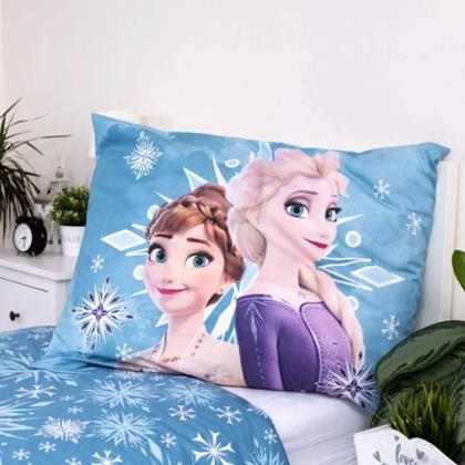 Imaginea din Lenjerie de pat Frozen White cu fulgi de zăpadă 140x200, 70x90 cm