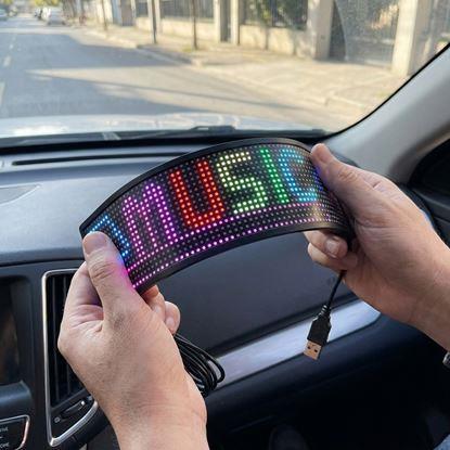 Imaginea Afișaj LED pentru mașină cu aplicație