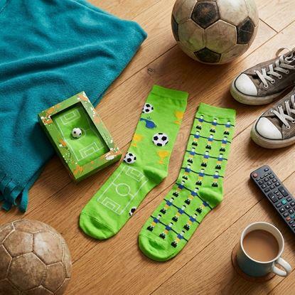 Imaginea Șosete de fotbal cu motiv de teren