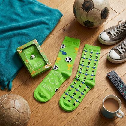 Imaginea din Șosete de fotbal cu motiv de teren