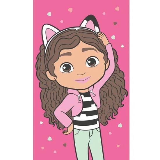 Imaginea din Prosop pentru copii Gabby's Magic House - roz, 30x50 cm