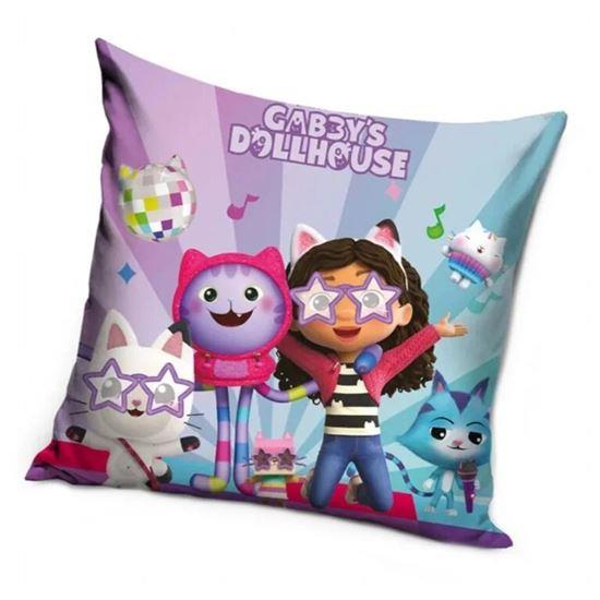 Imaginea din Husă pentru pernă Căsuța magică a Găbiței - Starturi pentru stele, 40x40 cm